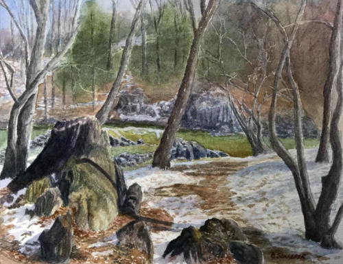 Eno River Rock (Prints Only)