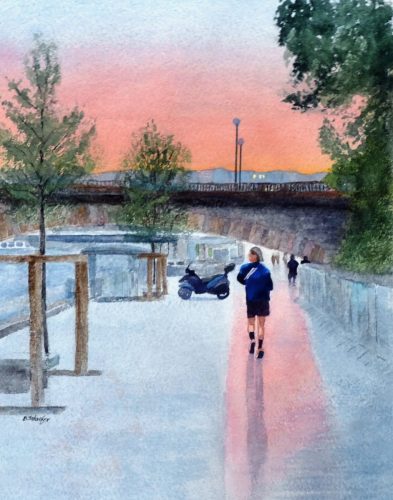 Running Towards the Last Light